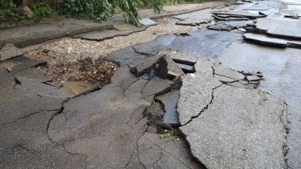 Вижте какви щети нанесе бурята в Лом! Наводни и опустоши улиците! Стотици къщи без ток! СНИМКИ