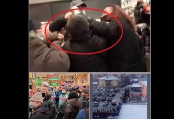 Адско меле на опашката за олио! Бой, полиция и линейки, възрастен мъж почина на опашката