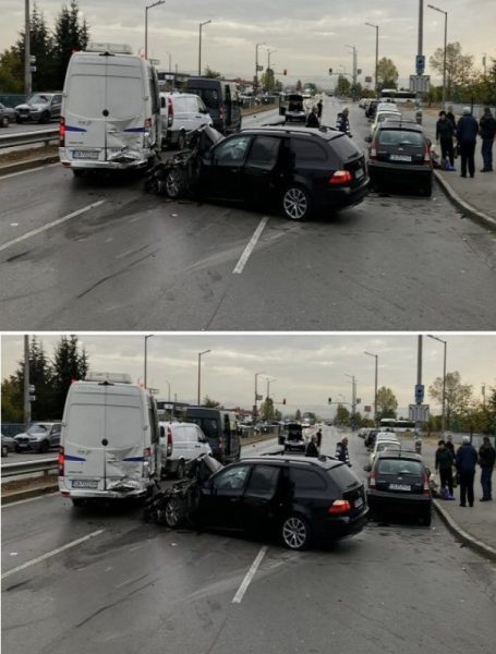 Извънредно! Тежка верижна катастрофа смрази България, има ранени