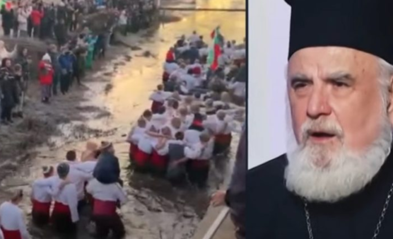 Епископ Тихон посече „Леденото хоро“: Не знам каква традиция спазвате след изпитото червено вино
