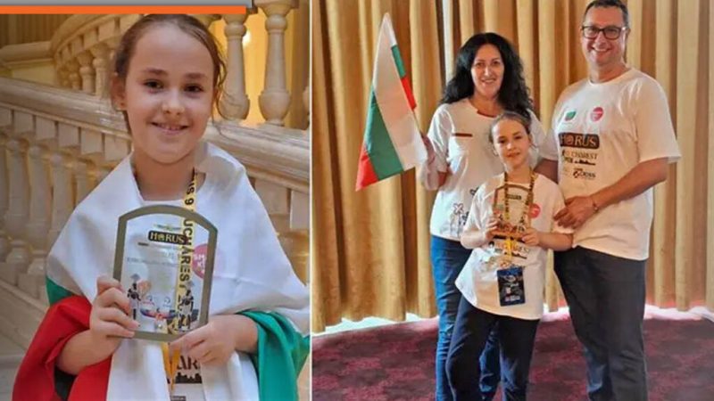 ГОРДОСТ ЗА БЪЛГАРИЯ! 9-годишната Никол Йовчева стана шампион по ментална аритметика