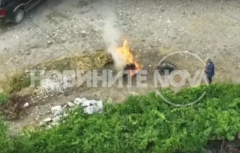 ИЗВЪНРЕДНО! Хванаха мъж да пали огън в село Плоски, чиито жители бяха евакуирани преди дни заради пожар