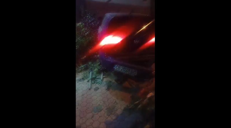 Пиян шофьор се вряза в жилищен блок в София с над 100 км/ч (ВИДЕО)